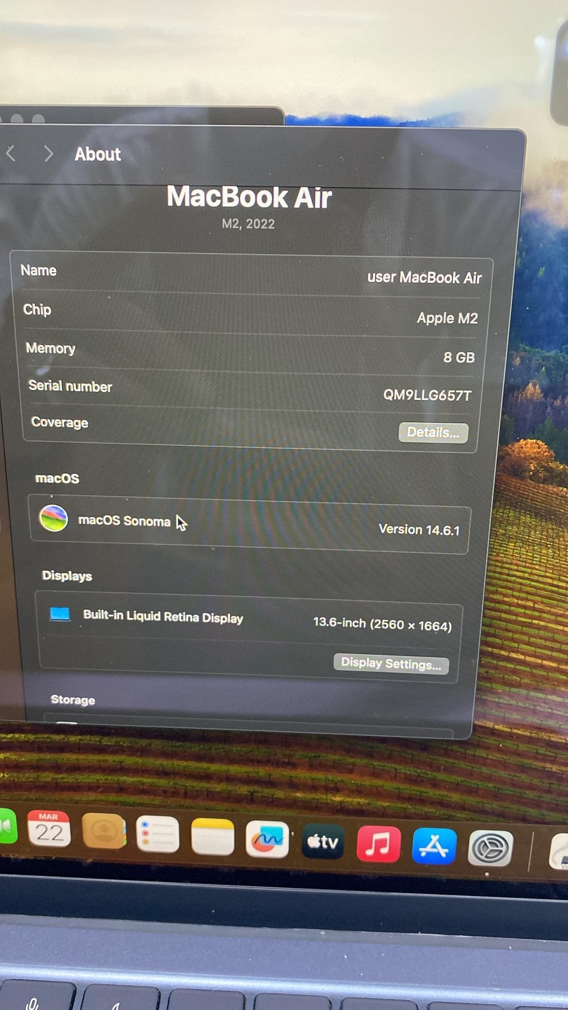 Apple MacBook Pro M2 2022 – 8GB RAM, 512GB SSD, 13.6" Retina - Aarishelectronics