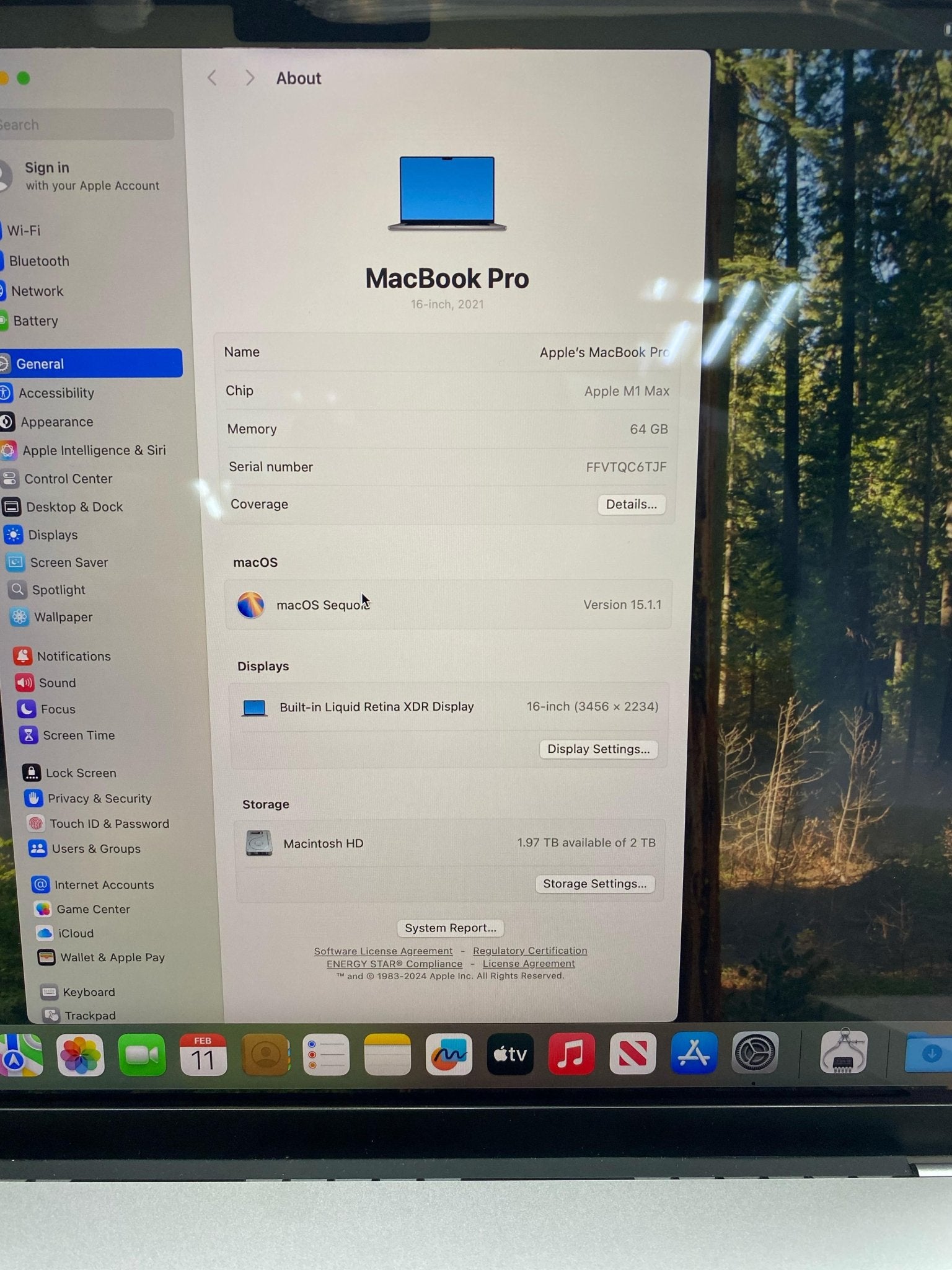 Apple MacBook Pro M1 Max 2021 - 64GB RAM, 2TB SSD Deals - Aarishelectronics