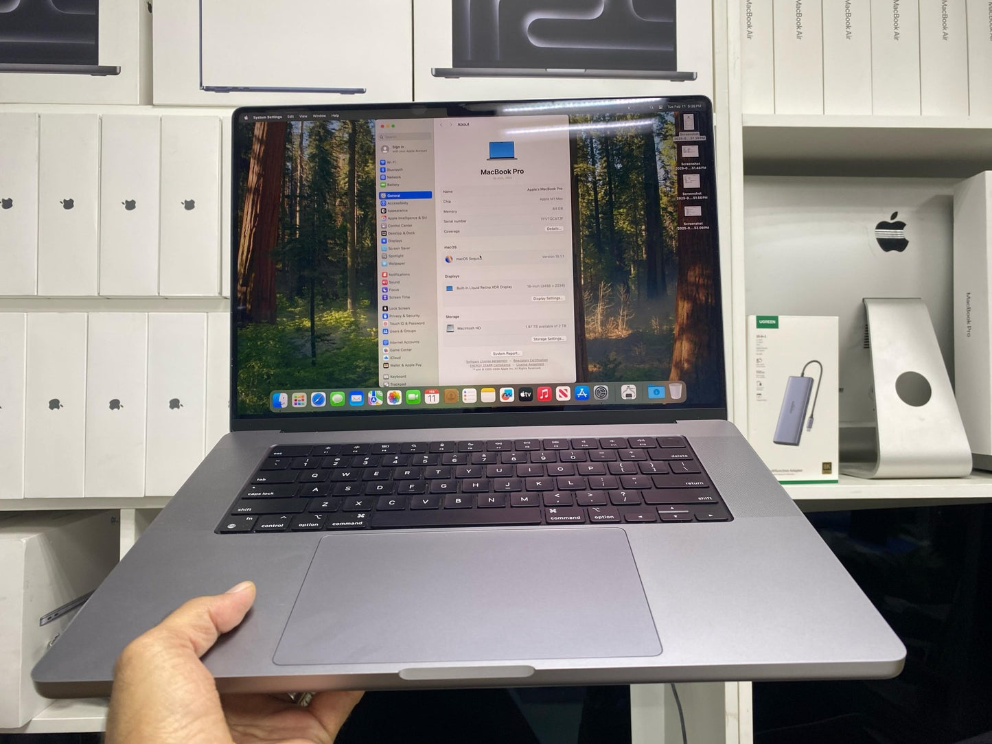 Apple MacBook Pro M1 Max 2021 - 64GB RAM, 2TB SSD Deals - Aarishelectronics