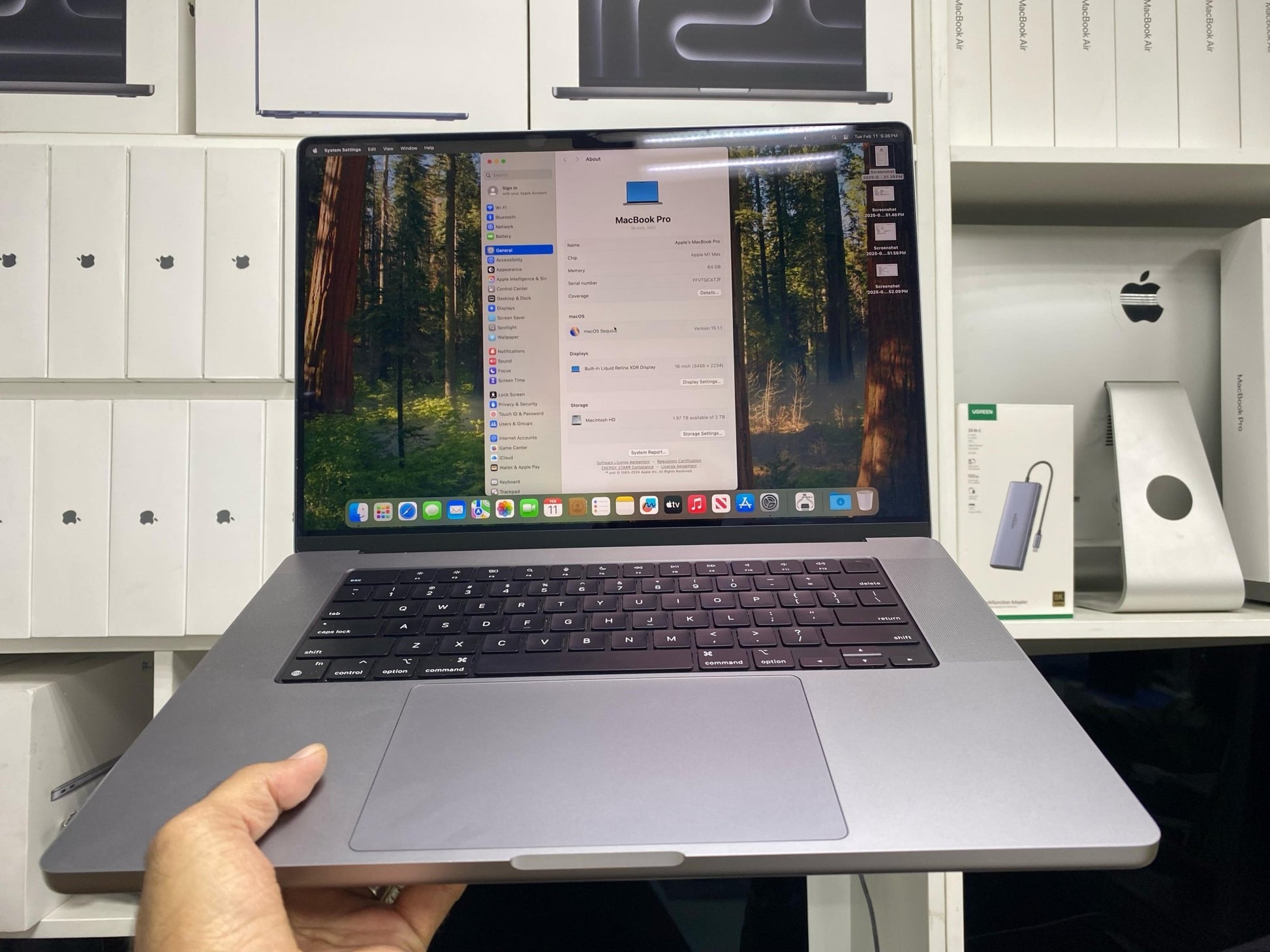 Apple MacBook Pro M1 Max 2021 - 64GB RAM, 2TB SSD Deals - Aarishelectronics